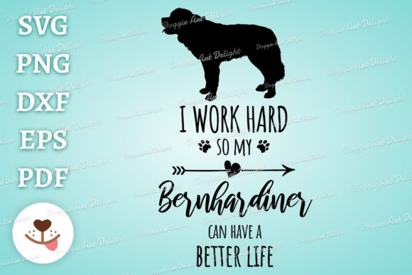 Funny Bernhardiner Dog Owner SVG Embroidery Design Review