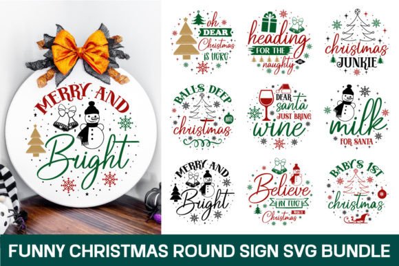 Funny Christmas Round Sign Svg Bundle 2: A Designer’s Honest Review