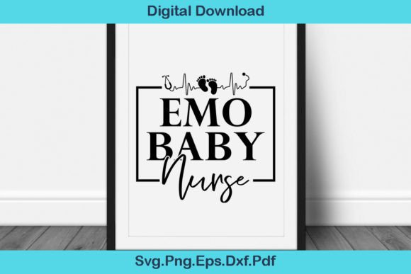 Funny Emo Baby Nurse SVG T-Shirt Design Review
