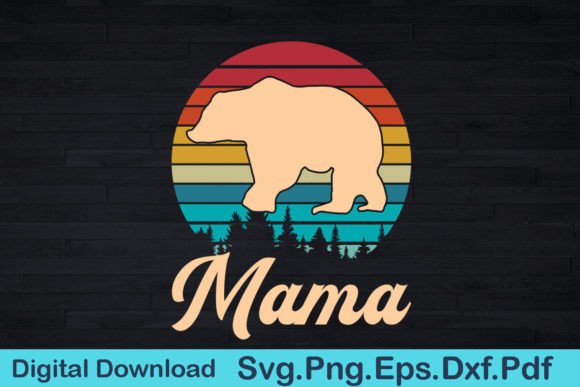 Funny Mama Bear Gift SVG T-Shirt Design Review