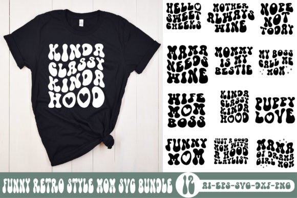 Funny Retro Style Mom Svg Bundle Review